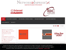 Tablet Screenshot of networkdimprese.com
